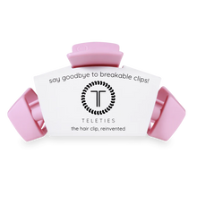 Load image into Gallery viewer, Teleties Classic Merry Pinkmas Large Hair Clip