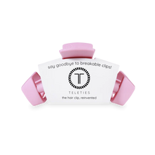 Load image into Gallery viewer, Teleties Classic Merry Pinkmas Medium Hair Clip