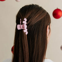 Load image into Gallery viewer, Teleties Classic Merry Pinkmas Small Hair Clip