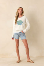 Load image into Gallery viewer, Paradisa Shell Island Sweater | White