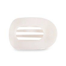 Load image into Gallery viewer, Teleties Coconut White Large Flat Round Clip