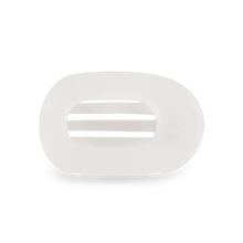 Load image into Gallery viewer, Teleties Coconut White Small Flat Round Clip