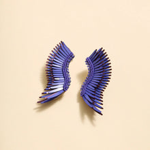 Load image into Gallery viewer, Mignonne Gavigan Midi Madeline Earrings | Purple Melange/ Gunmetal
