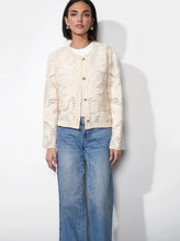 Load image into Gallery viewer, Greylin Sutton Open Crochet Cardigan | Cream