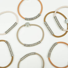 Load image into Gallery viewer, Sand Gold Disc Hair Tie