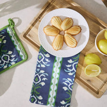 Load image into Gallery viewer, Laura Park Rosemary Stripe Indigo Tea Towel