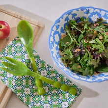 Load image into Gallery viewer, Laura Park Highlands Blue Melamine Serving Bowl