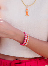 Load image into Gallery viewer, Smith &amp; Co Jelly Pop Bracelet | Orange