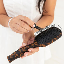 Load image into Gallery viewer, Teleties Detangler Hair Brush for Medium Hair – Tortoise