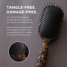 Load image into Gallery viewer, Teleties Detangler Hair Brush for Medium Hair – Tortoise