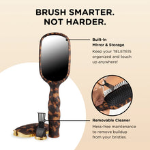 Load image into Gallery viewer, Teleties Detangler Hair Brush for Medium Hair – Tortoise