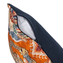 Load image into Gallery viewer, Orange Tibetan Tigers Pillow