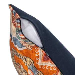 Orange Tibetan Tigers Pillow