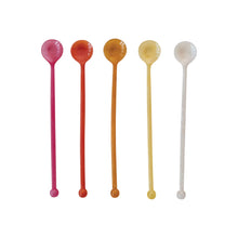 Load image into Gallery viewer, Marbled Resin Cocktail Spoon
