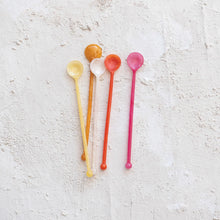 Load image into Gallery viewer, Marbled Resin Cocktail Spoon