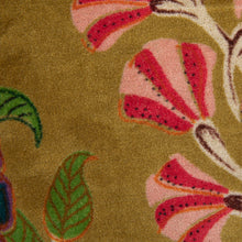 Load image into Gallery viewer, Square Cotton Velvet Printed Pillow W/ Floral Pattern