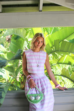 Load image into Gallery viewer, Dottie Hart Marni Maxi Skirt - Triana Shores Ticking