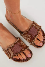 Load image into Gallery viewer, Free People Woven Wonders Footbed | Midnight Lavender Combo