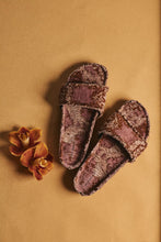 Load image into Gallery viewer, Free People Woven Wonders Footbed | Midnight Lavender Combo