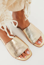 Load image into Gallery viewer, Free People Verona Slide Sandal in Gold