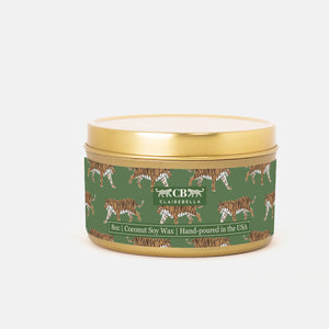 Fresh Linen Tiger Candle