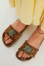 Load image into Gallery viewer, Free People Woven Wonders Footbed | Agua Fresca Combo