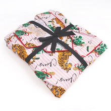 Load image into Gallery viewer, Tiger Stripe Flannel PJ Set