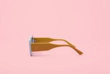 Load image into Gallery viewer, Deco Sunglasses Chartreuse + Sky Blue