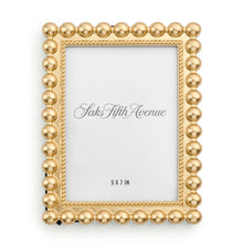 Load image into Gallery viewer, SFA Gold Beaded City Chic Frame 5X7