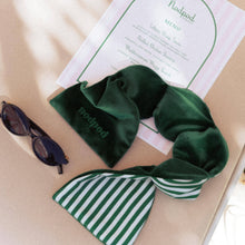Load image into Gallery viewer, NodPod Weighted Sleep Mask - Resort Collection Green Cabana