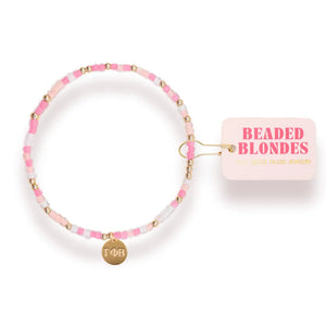 Beaded Blondes Sorority Sprinkle Charm Bracelet