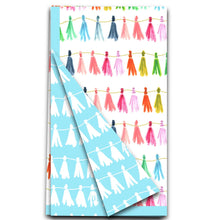 Load image into Gallery viewer, Double Sided Tasslin&#39; Tea Towel
