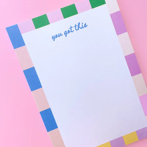 Colorful Stripe Notepad