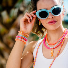 Load image into Gallery viewer, Smith &amp; Co Calypso Stack Bracelets | Pink