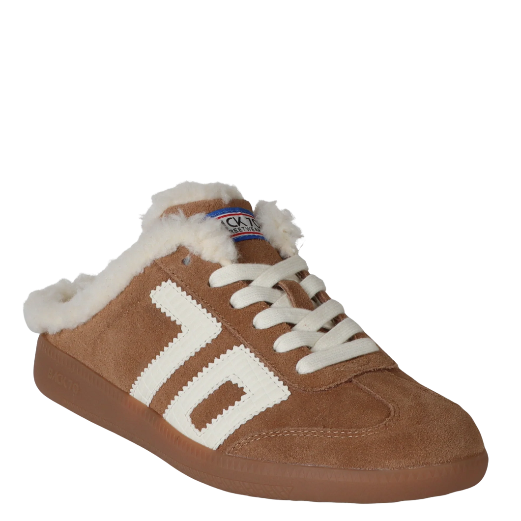 Back 70 Easter FL in Tobacco White Backless Sneakers