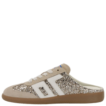 Load image into Gallery viewer, Back 70 Easter in Glitter Gold Backless Sneakers