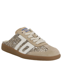 Load image into Gallery viewer, Back 70 Easter in Glitter Gold Backless Sneakers