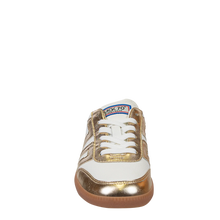 Load image into Gallery viewer, Back 70 Easter in Metallic Gold Backless Sneakers