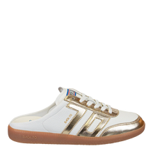 Load image into Gallery viewer, Back 70 Easter in Metallic Gold Backless Sneakers
