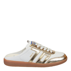 Back 70 Easter in Metallic Gold Backless Sneakers