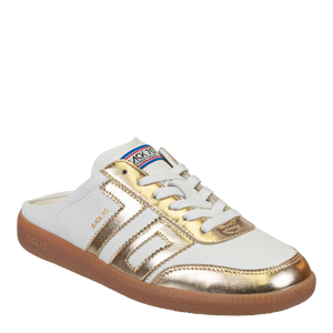 Back 70 Easter in Metallic Gold Backless Sneakers