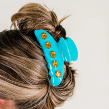 Load image into Gallery viewer, Smith &amp; Co Sea Glass Hair Claw | Blue