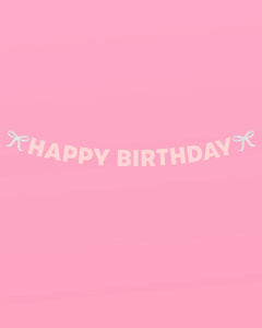 Birthday Bow Banner