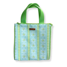 Load image into Gallery viewer, Laura Park Rosemary Stripe Blue Lunch Bag