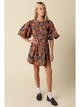Load image into Gallery viewer, Kayda Dress | Dark Navy Rust