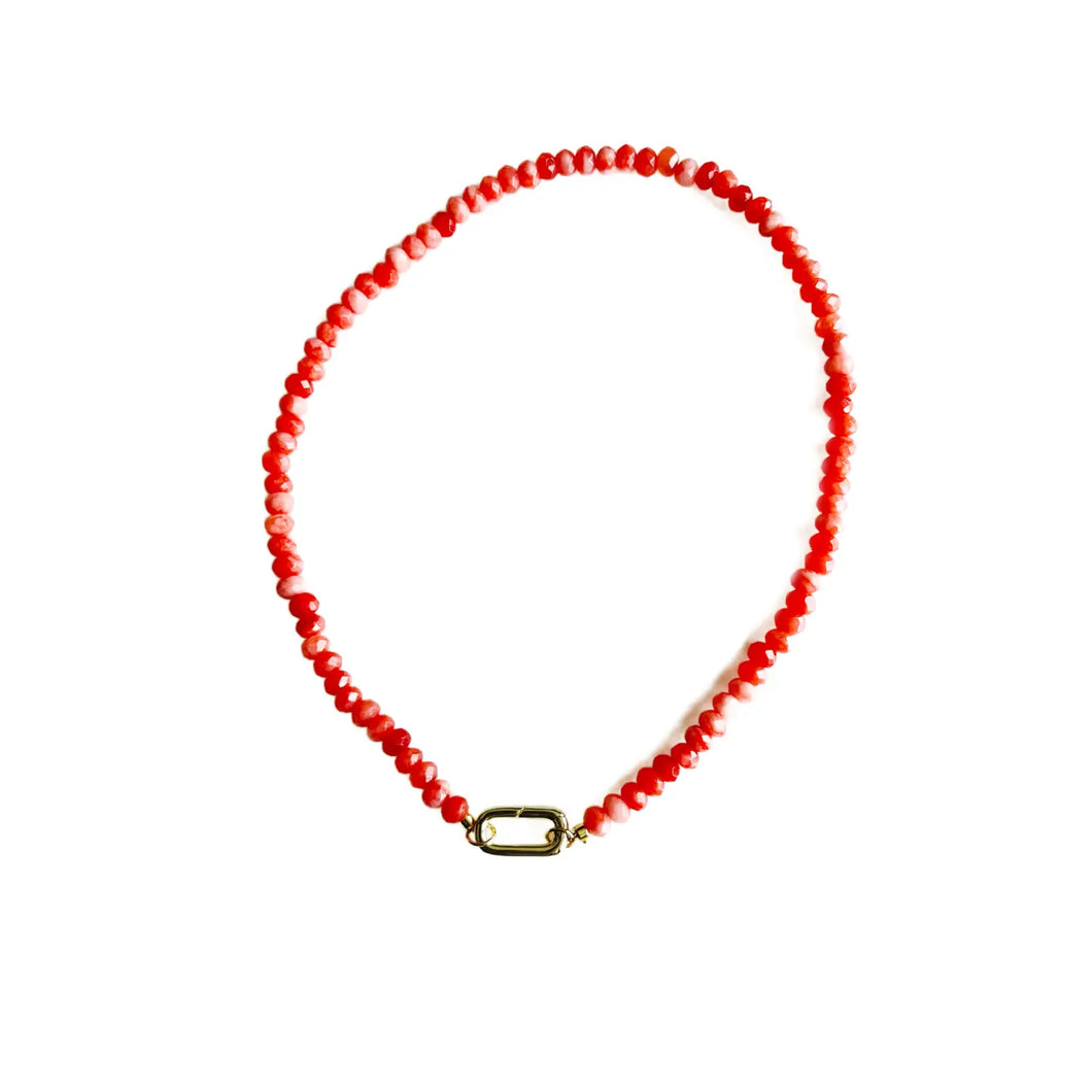 Medium Pink Mini Candy Necklace