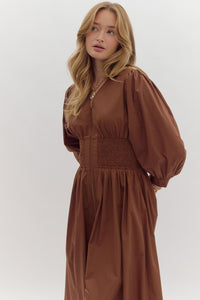 Eve Dress | Brown