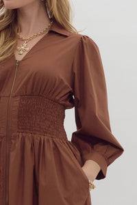 Eve Dress | Brown