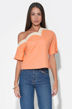 Load image into Gallery viewer, Adelyn Rae Madeline Off The Shoulder Scalloped Top