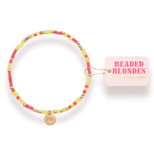 Load image into Gallery viewer, Beaded Blondes Sorority Sprinkle Charm Bracelet